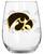 Iowa Hawkeyes 16 oz. Satin Etch Curved Beverage Glass