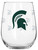 Michigan State Spartans 16 oz. Satin Etch Curved Beverage Glass