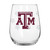 Texas A&M Aggies 16 oz. Satin Etch Curved Beverage Glass