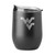 West Virginia Mountaineers 16 oz. Powder Coat Black Etch Curved Beverage Glass