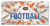 Florida Gators Hello Football 6" x 12" Wall Art