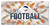 Georgia Southern Eagles Hello Football 6" x 12" Wall Art