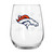 Denver Broncos 16 oz. Satin Etch Curved Beverage Glass