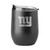 New York Giants 16 oz. Powder Coat Black Etch Curved Beverage Glass