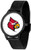 Louisville Cardinals Black Mesh Statement Watch