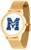 Memphis Tigers Gold Mesh Statement Watch