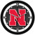 Nebraska Cornhuskers Carbon Fiber Wall Clock