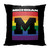 Michigan Wolverines Pride Printed Throw Pillow
