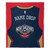 New Orleans Pelicans Personalized Jersey Silk Touch Throw Blanket