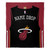 Miami Heat Personalized Jersey Silk Touch Throw Blanket