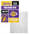 Los Angeles Lakers Personalized Colorblock Touch Sherpa Throw Blanket