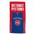 Detroit Pistons Personalized Jersey Beach Towel