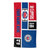 Los Angeles Clippers Personalized Colorblock Beach Towel