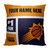 Phoenix Suns Personalized Colorblock Throw Pillow