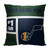Utah Jazz Personalized Colorblock Throw Pillow