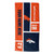 Denver Broncos Personalized Colorblock Beach Towel