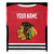 Chicago Blackhawks Personalized Jersey Silk Touch Throw Blanket