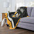 Pittsburgh Penguins Personalized Jersey Silk Touch Throw Blanket