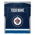 Winnipeg Jets Personalized Jersey Silk Touch Throw Blanket