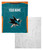 San Jose Sharks Personalized Jersey Silk Touch Sherpa Throw Blanket