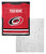 Carolina Hurricanes Personalized Jersey Silk Touch Sherpa Throw Blanket