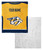 Nashville Predators Personalized Jersey Silk Touch Sherpa Throw Blanket