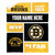 Boston Bruins Personalized Colorblock Sherpa Throw Blanket