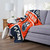 Edmonton Oilers Personalized Colorblock Sherpa Throw Blanket