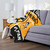 Pittsburgh Penguins Personalized Colorblock Sherpa Throw Blanket