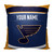 St. Louis Blues Personalized Jersey Throw Pillow