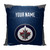 Winnipeg Jets Personalized Jersey Throw Pillow