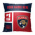 Florida Panthers Personalized Colorblock Throw Pillow