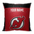 New Jersey Devils Personalized Jersey Throw Pillow