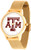 Texas A&M Aggies Gold Mesh Statement Watch