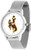 Wyoming Cowboys Silver Mesh Statement Watch