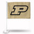 Purdue Boilermakers Gold Car Flag