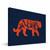 Auburn Tigers 8" x 12" Mascot Canvas Print