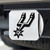 San Antonio Spurs Chrome Metal Hitch Cover