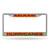 Miami Hurricanes Laser Chrome License Plate Frame