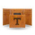 Tennessee Volunteers Laser Engraved Brown Trifold Wallet