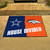 Dallas Cowboys/Denver Broncos House Divided Mat
