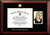Kennesaw State Owls Gold Embossed Diploma Frame with Portrait