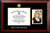 Illinois State Redbirds Gold Embossed Diploma Frame with Portrait