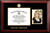 Mississippi Rebels Gold Embossed Diploma Frame with Portrait