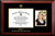 Rutgers Scarlet Knights Gold Embossed Diploma Frame with Portrait
