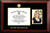 Ohio State Buckeyes Gold Embossed Diploma Frame with Portrait
