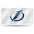 Tampa Bay Lightning Bolt Silver Laser License Plate