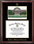 Southern Methodist Mustangs Gold Embossed Diploma Frame with Campus Images Lithograph