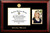 Wisconsin Badgers Gold Embossed Diploma Frame with Portrait