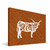 Texas Longhorns 8" x 12" Mascot Canvas Print